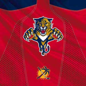 NHL Florida Panthers Jersey AWS DeepRacer Skin