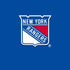 NHL New York Rangers Solid Background iPhone XS Clear Case