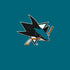 NHL San Jose Sharks Solid Background iPhone XS Clear Case