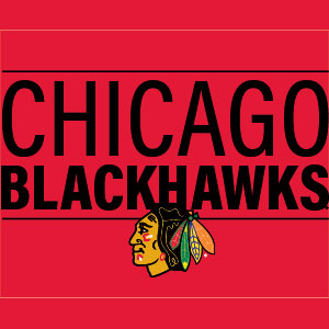 NHL Chicago Blackhawks Lineup Playstation 3 & PS3 Skin