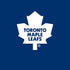 NHL Toronto Maple Leafs Solid Background iPhone XS Clear Case