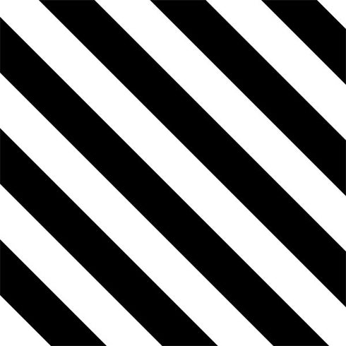 Black and White Geometric Stripes iPhone XS Clear Case