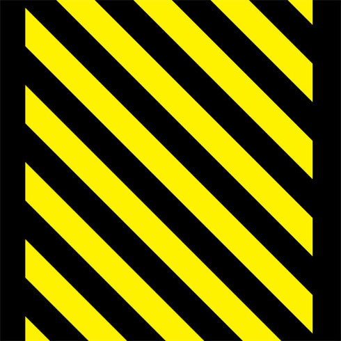 Black and Yellow Stripes iPhone XS Clear Case