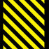 Black and Yellow Stripes iPhone 8 Folio Case