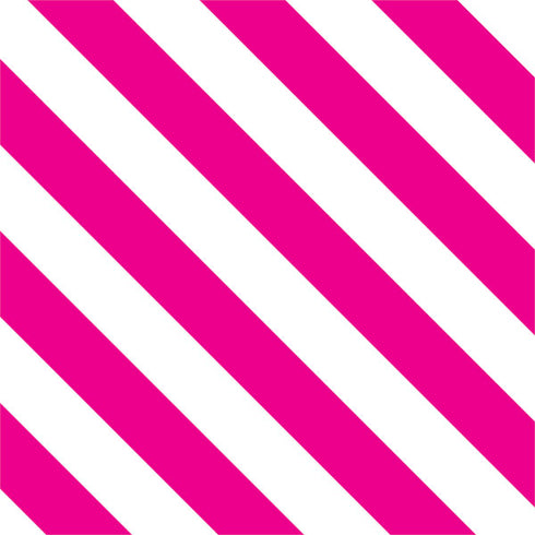 Pink and White Geometric Stripes iPhone XS Clear Case