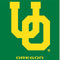 University of Oregon UO on Green Xbox 360 Slim (2010) Skin