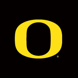 University of Oregon Ducks Black Gradient Galaxy Buds Plus Skin
