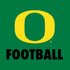University of Oregon Football Green iPhone XS Clear Case
