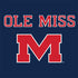 University of Mississippi Ole Miss Blue iPhone XS Clear Case