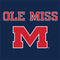 University of Mississippi Ole Miss Blue Wii (Includes 1 Controller) Skin