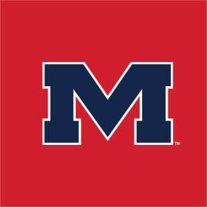 University of Mississippi Ole Miss Logo Red PULSE 3D Wireless Headset for PS5 Skin