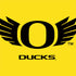 University of Oregon Ducks Yellow iPhone XS Clear Case