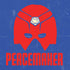 DC Comics Peacemaker Helmet iPhone XS Clear Case