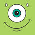 Disney Monsters Inc. Mike’s Face iPhone 14 Pro Max Folio Case