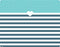 Polka Dots and Stripes Heart in Blue Xbox Series S Skins