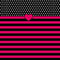 Polka Dots and Stripes Heart in Pink PS5 DualSense Edge Pro Controller Skin