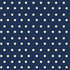 Blue and Cream Polka Dots iPhone XS Clear Case
