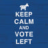 Keep Calm And Vote Left PS5 Slim Digital Edition Bundle Skin