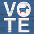 Vote Democrat iPhone XS Clear Case