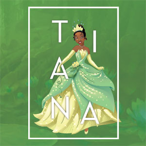 Disney Princess Tiana Floral iPhone 12 Clear Case