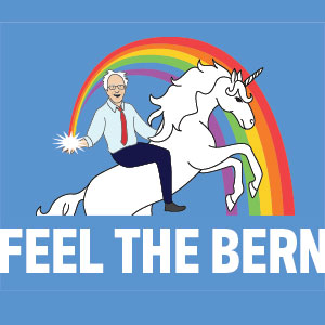 Feel The Bern Unicorn Google Pixel 4 Skin