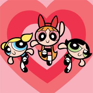 Cartoon Network Powerpuff Girls Hearts Playstation 3 & PS3 Skin