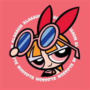 Cartoon Network Powerpuff Girls Blossom Xbox 360 Slim (2010) Skin