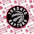 NBA Toronto Raptors Logo Blast iPhone XS Clear Case