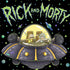 Adult Swim Rick and Morty Spaceship iPhone XS Clear Case