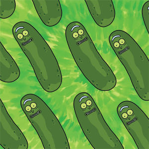 Adult Swim Rick and Morty Pickle Rick Pattern Google Pixel Slate Skin