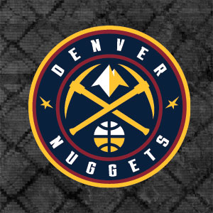NBA Denver Nuggets Dark Rust Apple AirPods 2 Skin