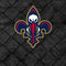 NBA New Orleans Pelicans Dark Rust Fire TV Cube Skin
