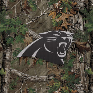 NFL Carolina Panthers Realtree Xtra Green Camo Galaxy Z Fold3 5G Skin