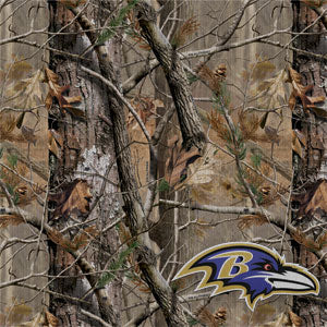 NFL Baltimore Ravens Realtree AP Camo iPhone 13 Pro Max Skin