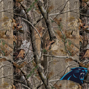 NFL Carolina Panthers Realtree AP Camo Galaxy Z Flip4 5G Skin