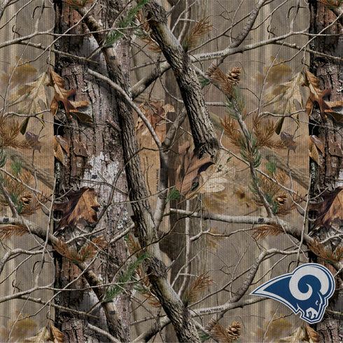 NFL Los Angeles Rams Realtree AP Camo iPhone XS Clear Case