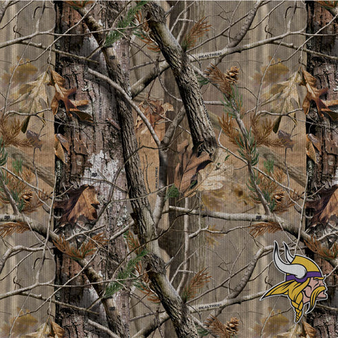 NFL Minnesota Vikings Realtree AP Camo Galaxy Z Flip5 5G Clear Case