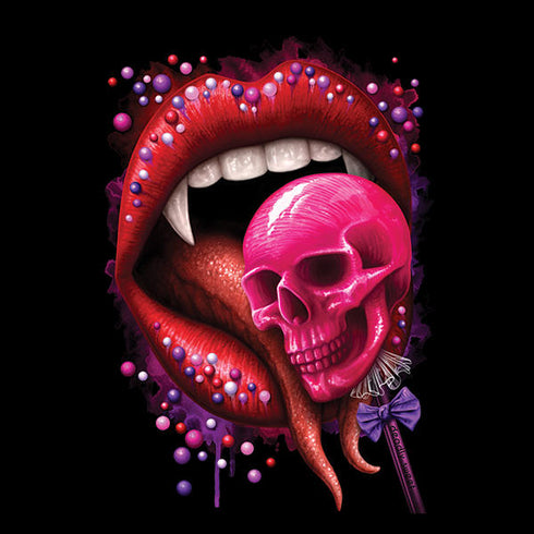 Vampire Skull Lollypop by Sarah Richter iPhone 13 Pro Max Folio Case