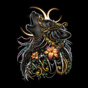 Wolf Howling by Sarah Richter Wii Remote Controller Skin