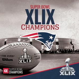 NFL Patriots Super Bowl XLIX Champs Moto E5 Plus Skin