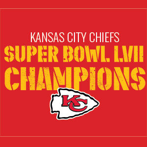 NFL Kansas City Chiefs Super Bowl LVII Champions Wii (Includes 1 Controller) Skin