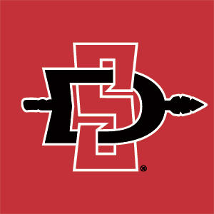 San Diego State University Aztecs Red Logo Studio Wireless Skin