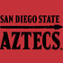 San Diego State University Logo Red iPhone XS Clear Case
