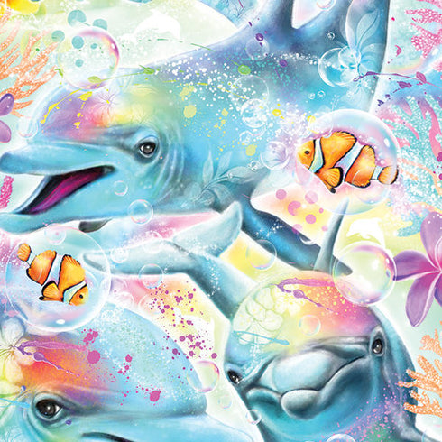 Pastel Dolphins by Sheena Pike Xbox Series X Bundle Skin
