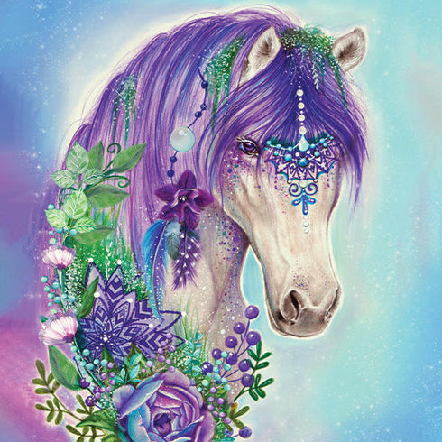 Fantasty Horse by Sheena Pike iPhone 11 Pro Clear Case