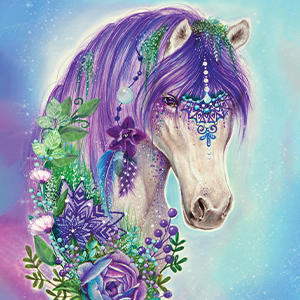 Fantasty Horse by Sheena Pike Nintendo 2DS XL (2017) Skin