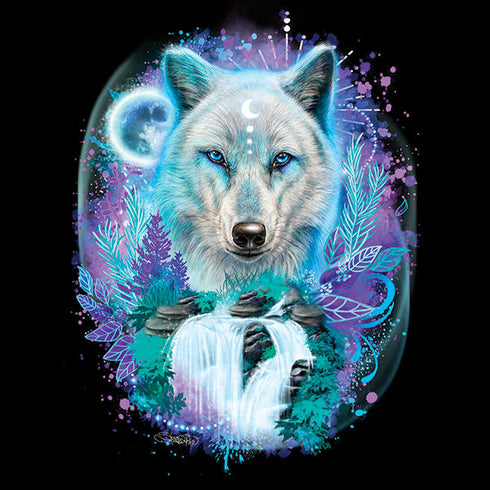 Night Wolf by Sheena Pike iPhone 12 Pro Max Impact Case