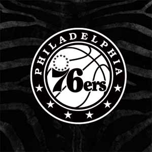 NBA Philadelphia 76ers Animal Print Xbox Adaptive Controller Skin