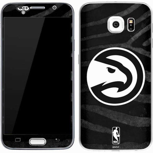 NBA Atlanta Hawks Black Animal Print Galaxy S7 Skin