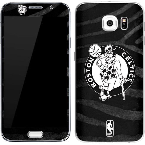 NBA Boston Celtics Black Animal Print Galaxy S7 Skin